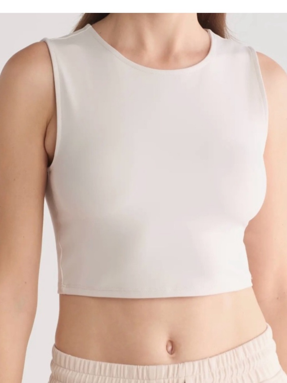 Yogalicious Teal Cropped Athletic Tank NWT